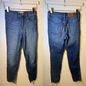 Madewell 10 Inch Roadtripper Skinny Jeans women Size 25 With Stretch